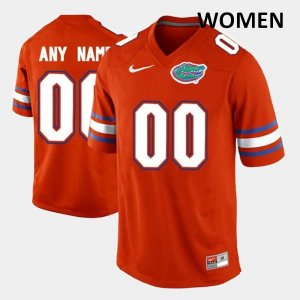Women's Florida Gators #00 Customize NCAA Nike Orange Limited Authentic Stitched College Football Jersey CNI1562UU